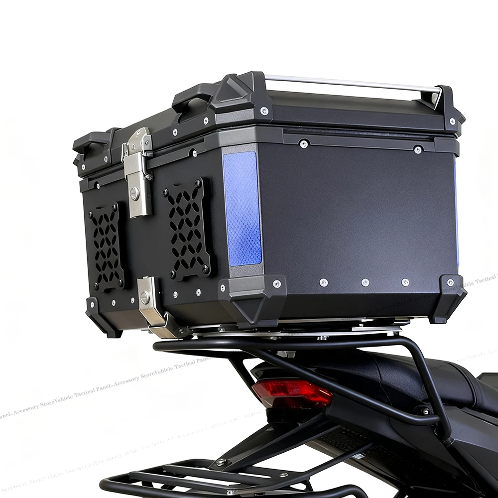 แผงโมลสำหรับมอเตอร์ไซค์ขนาด 28-100 ลิตร สำหรับจัดเก็บในท้ายรถ ทำจากเหล็กกล้าคาร์บอน กันน้ำ ใช้ได้กับกล่องข้างอเนกประสงค์แบบยุทธวิธี จัดเก็บแบบโมดูลาร์