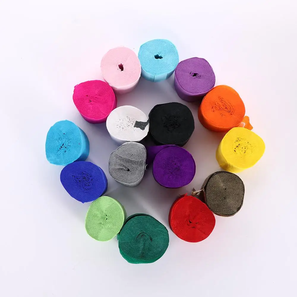 

Бумага крепированная для свадебного скрапбукинга, декора на день рождения, церемоний, поделок, рулонная, для рукоделия