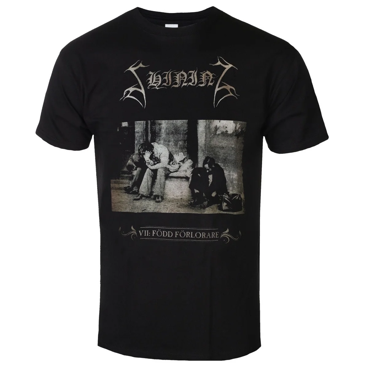 Shining VII Född Förlorare Full Album Cover Front Print Top Swedish Depressive Black Metal Vintage Album Art Graphic Unisex