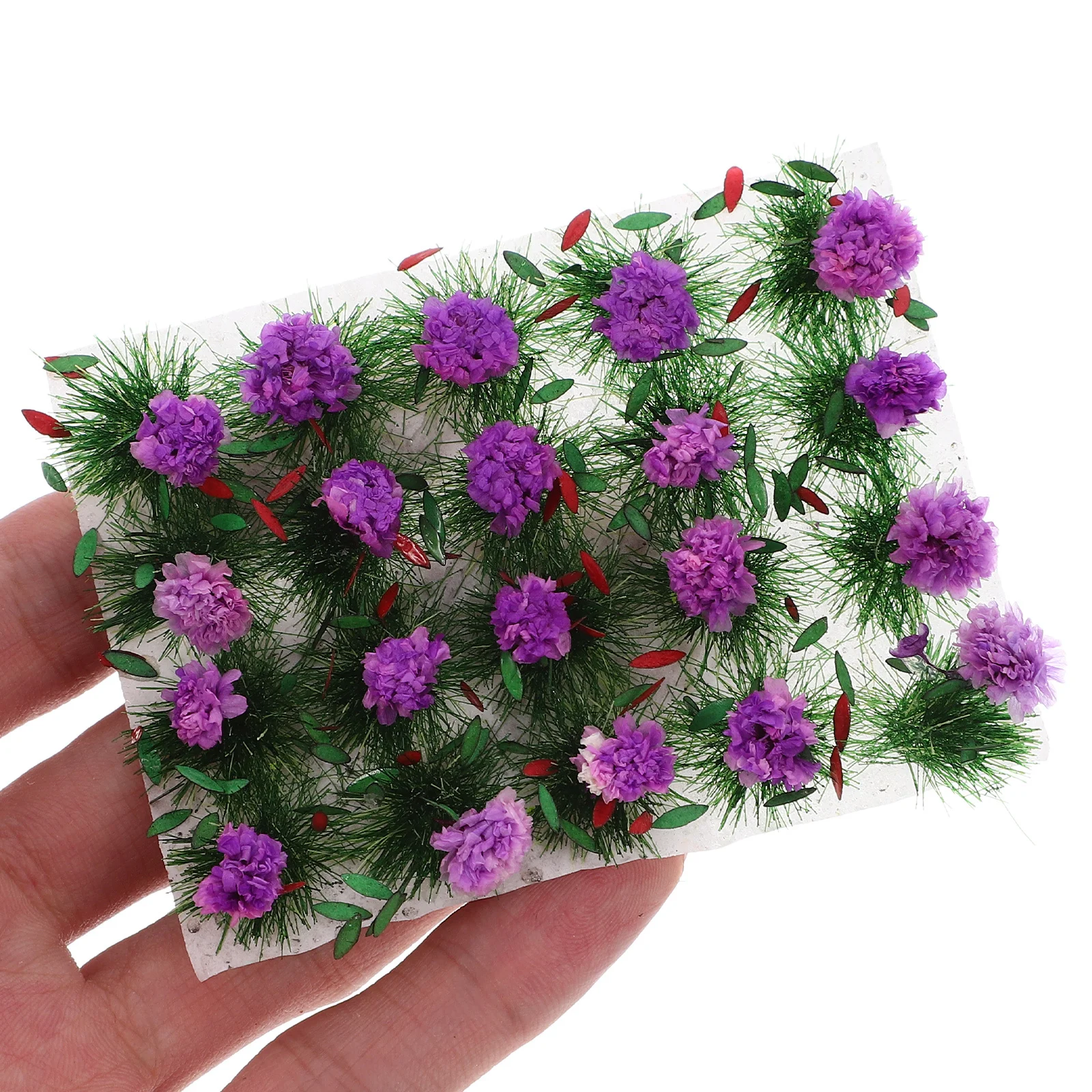 Modelos de Flores Miniaturas em Nylon, Flores Falsas para Mesa de Areia, Mini Jardim, Micro Paisagem, Ornamentos Decorativos DIY