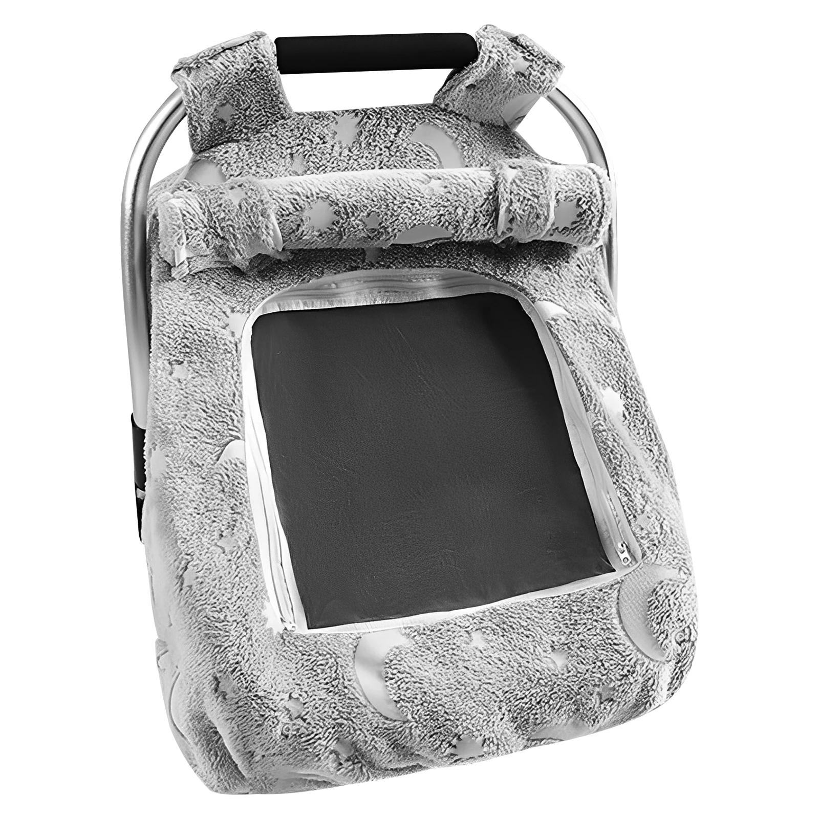 غطاء مقعد سيارة عالمي للأطفال من الفلانيل الناعم غطاء مظلة مقعد السيارة مع نافذة شبكية قابلة للتنفس لحديثي الولادة والبنات والأولاد #1