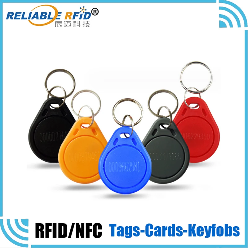 10Pcs READ ONLY ID 125KHz RFID EM4100 Door Entry Access Control High Quality Key Tag Keyfobs TK4100 Chip Proximity Card