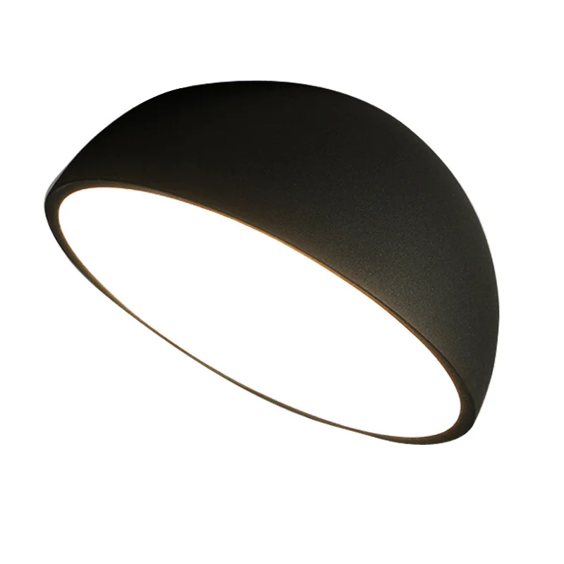 Imagem -06 - Moderno Led Rodada Luzes de Teto Nordic Preto Branco Lâmpadas de Teto Quarto Corredor Corredor Flats Escadas Decoração Lustres