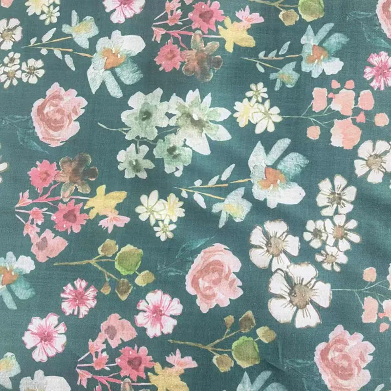 

100% Pure Ramie High Quality Cloth By Meter Liquidations Dresses Digital Printing Summer Buy Chinese Style Fabric for Abayas