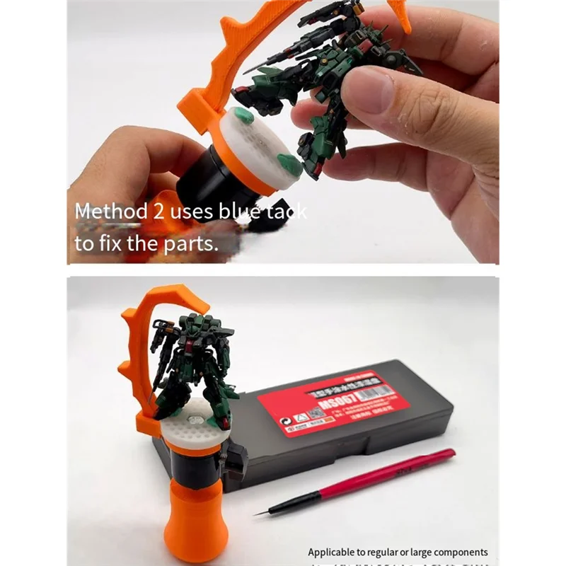 

A98E-MS071 Mini Hand-Held Painting Bracket For Model Tools 360° Rotating Stable Tool Coloring Tools Hobby DIY