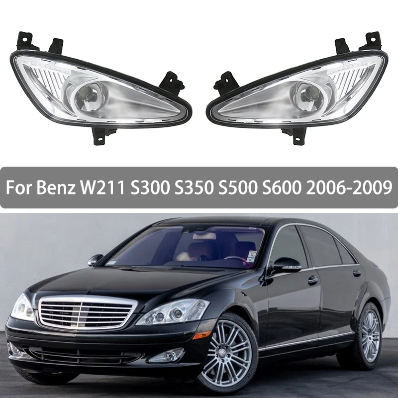 

Fog Lamp For Mercedes-Benz W211 S300 S350 S500 S600 2006 2007 2008 2009 Front Bumper Anti Fog Light 2218200156 2218200256