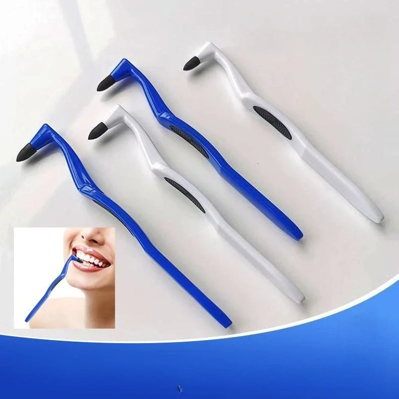 

30Pcs Dental Stain Removal Cleaning Bamboo Carbon Fiber Scrubbing Cleaning Head Tooth Stone Whitening and Cleaning Teeth