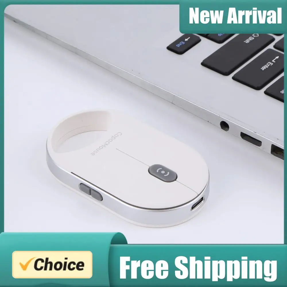 Computer Mice Rechargeable Mini Capacitive Mouse Cordless Mice with USB Receiver 4 Adjustable DPI for PC Laptop Notebook Desktop