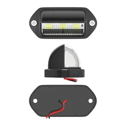 Factory Direct 6LED Truck License Plate Lights Car Van Bus Trailer Taillights Side Lights 12-24V