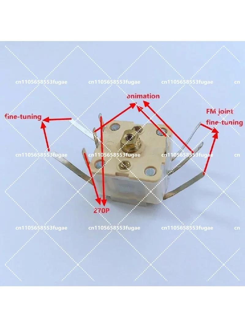 radio film variable capacitor 270p dual +20PFM double CBM-443BF