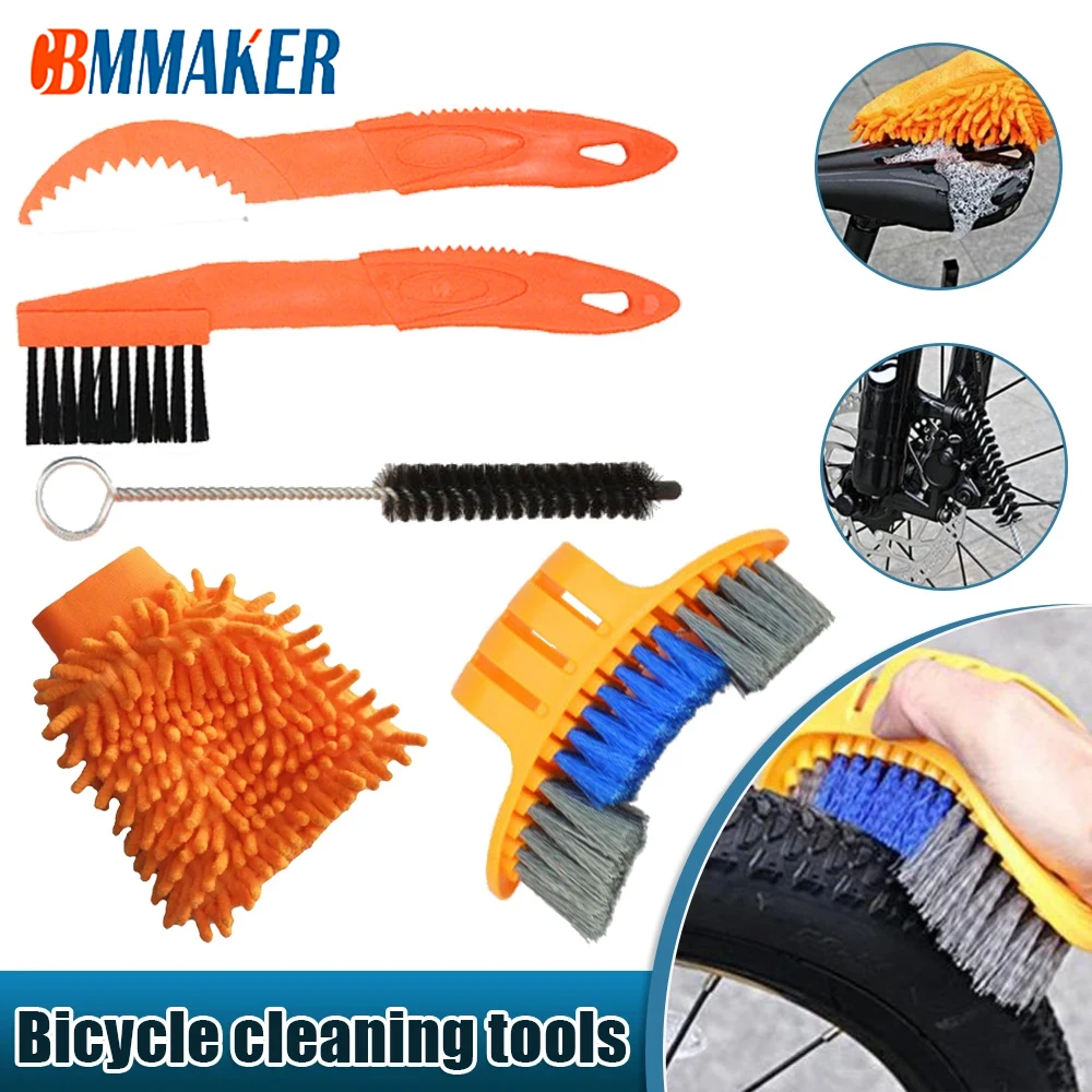 

Chain Cleaner Portable Bike Chain Cleaning Tool Professional Cleaning Kit Mountain Road Motorcycle Cleaning Brush Accessories