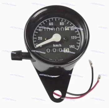 Motorcycle Mechanical Double Odometer Tachometer Speedometer Universal Dropship