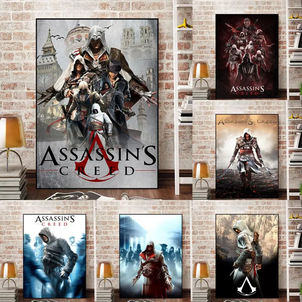 Game Decoration Home Decor A-AssassinS C-Creed Posters for Wall Art Canvas Painting Decorative Paintings Poster Room Decorations