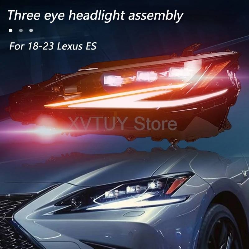 

Car Led Headlights for LEXUS ES ES300 2018-2023 LED Auto Headlamps Assembly Upgrade DRL Dynamic Signal Front Light Accessories