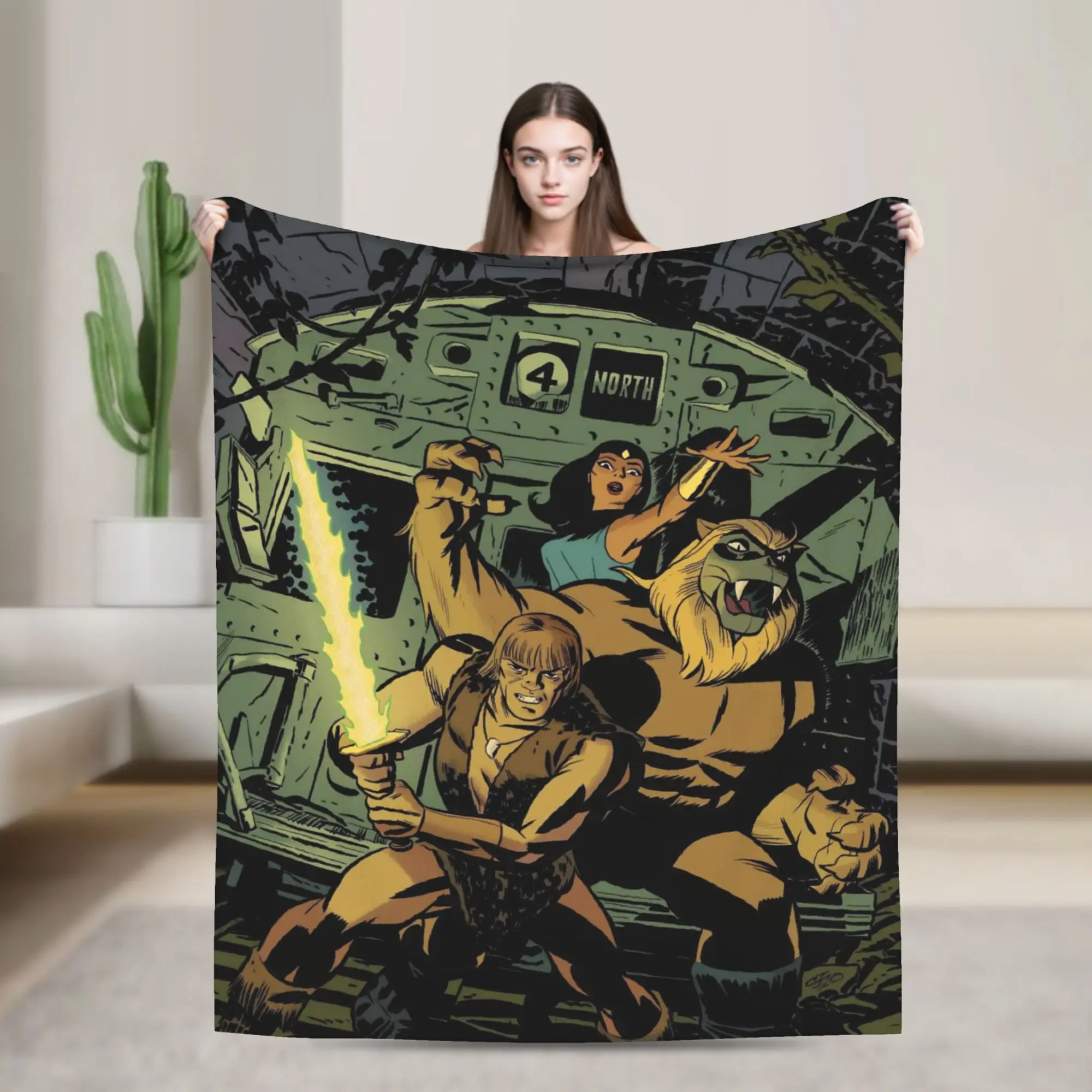 Thundarr The Barbarian Blanket Super Soft Cozy  Throw Blankets for Sofa 50x60 Inches Multiple Sizes Throws And Blankets