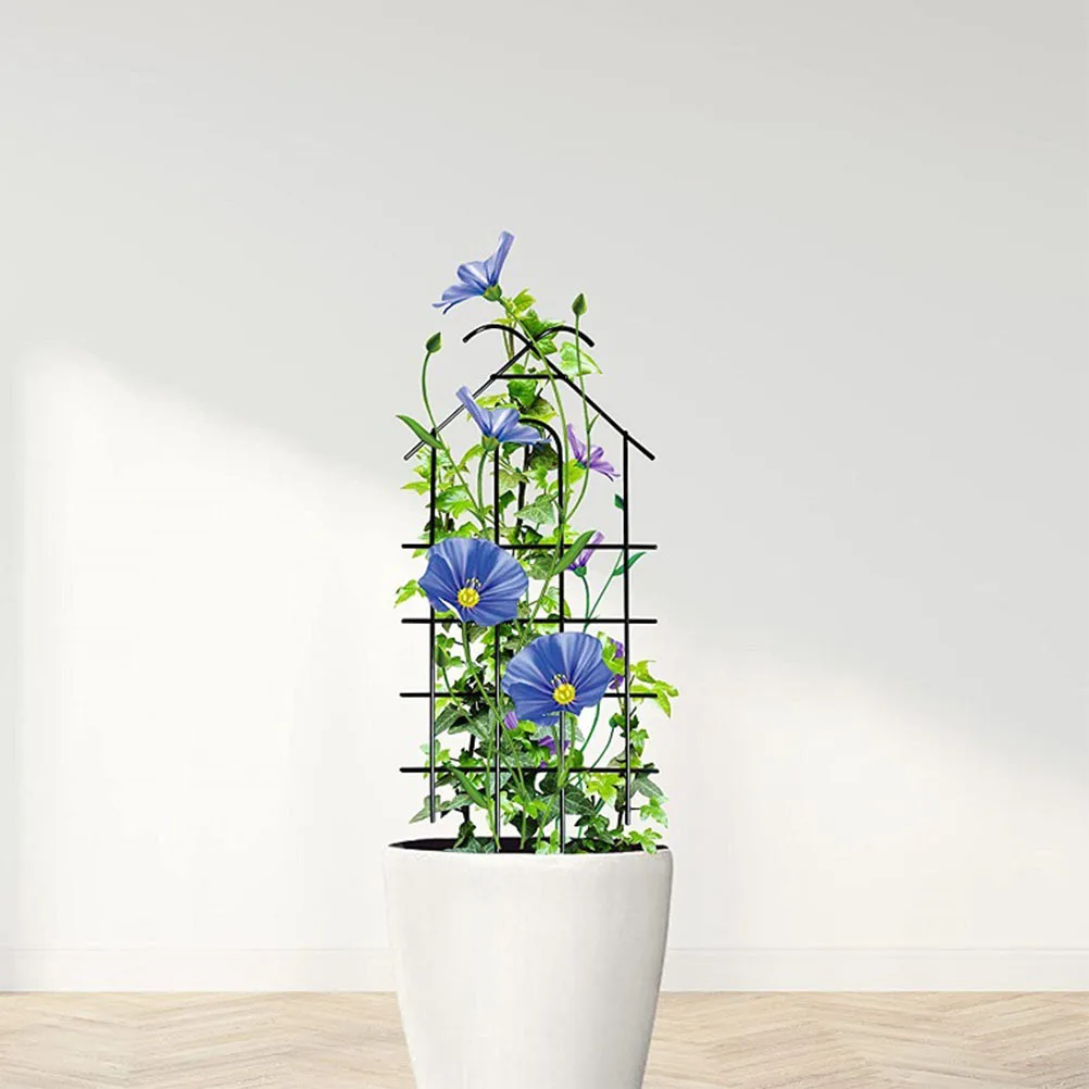 

2Pcs Plant Climbing Trellis Sturdy Support Rack Potted Plants Garden Climbing Rack Indoor Outdoor Vegetable Trellis Gardening