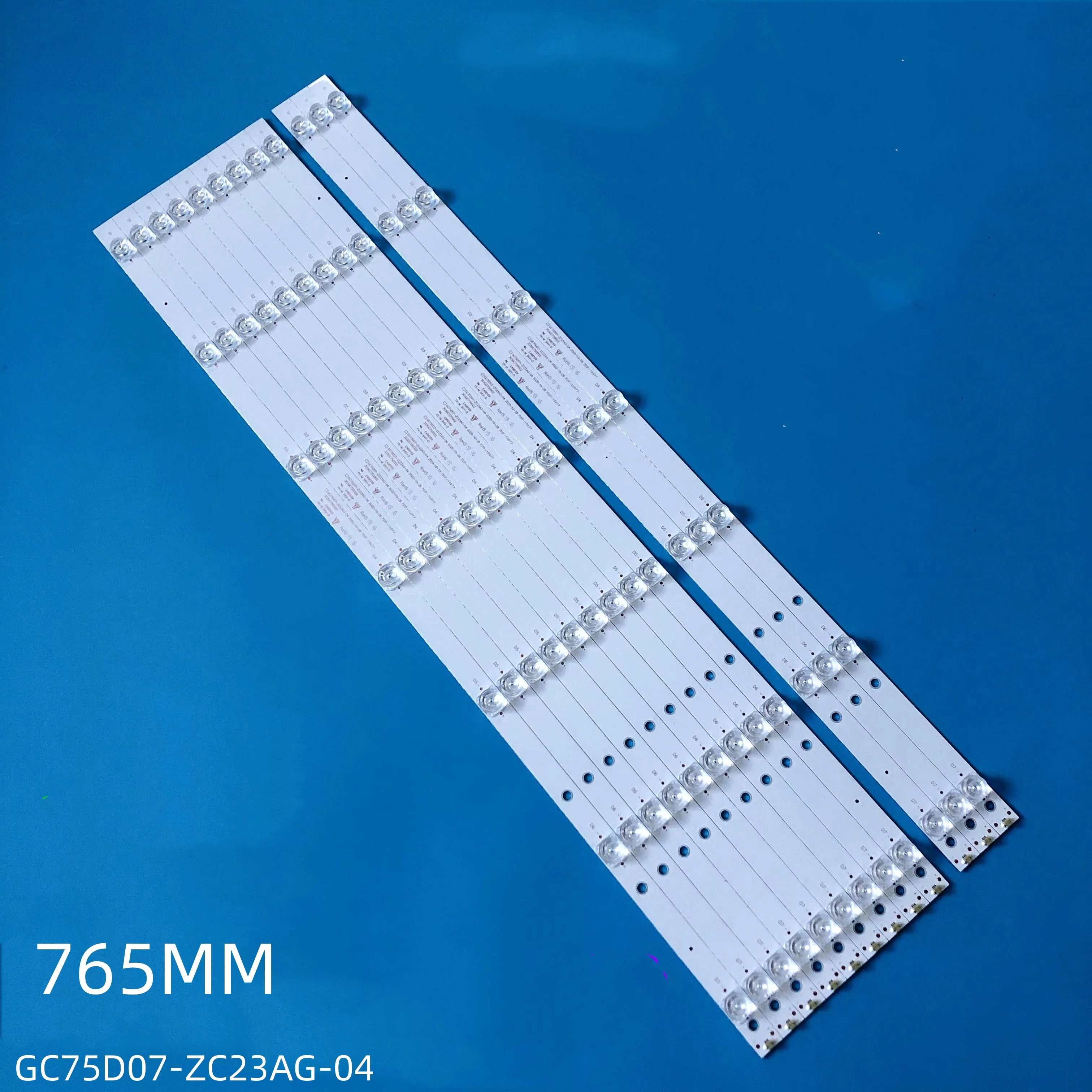 Imagem -02 - Tira Led para Luz Led Hfsx75d07-zc23ag03e 7s1p 303hx750001e L75m54s 75pfl5704 f7 75pfl5604 75pfl4864 f7 Boei750wq1 3v