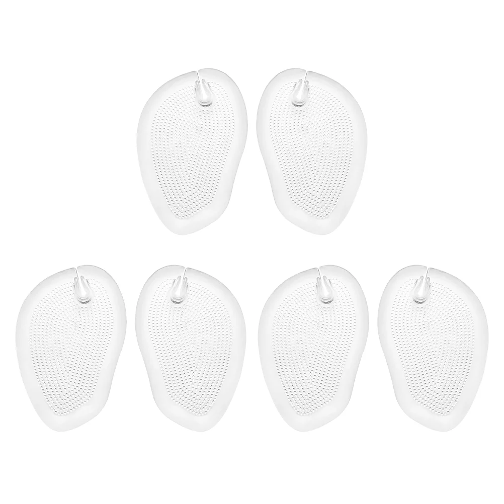 

3 Pairs Gel Metatarsal Pads Non Forefoot Cushions for Flops Sandals Insole Inserts Pain Relief Anti Friction Safe