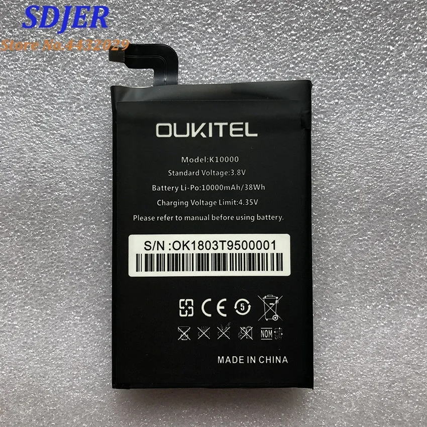 oukitel k10000 Battery Original Large Capacity 10000mAh Battery Replacement For oukitel k10000 Mobile Phone