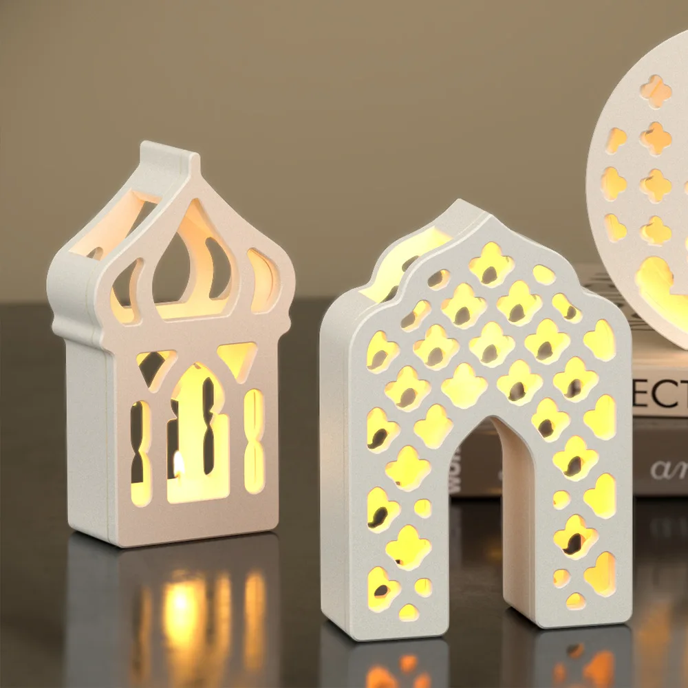 Световой дом в форме луны, силиконовые формы для подсвечников для подсвечника, силиконовые формы для подсвечников для чайных свечей для эпоксидной смолы