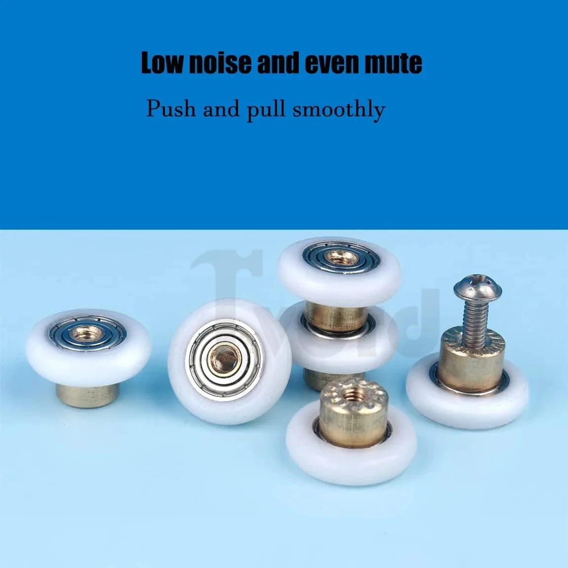10pcs Shower Door Rollers Pulley Bathroom Sliding Glass Door Wheels Rollers Bathroom Door Replacement Part