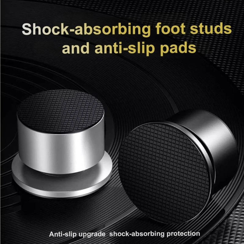 Reversible Design Sound Damping Feet Reduces 95% Resonance Noise Reductions Tool