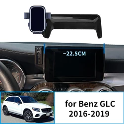 Car Mobile Phone Holder for Mercedes-Benz GLC 2016-2019 (7.0in) X253 C253 GPS Bracket Navigation Stand Auto Accessories
