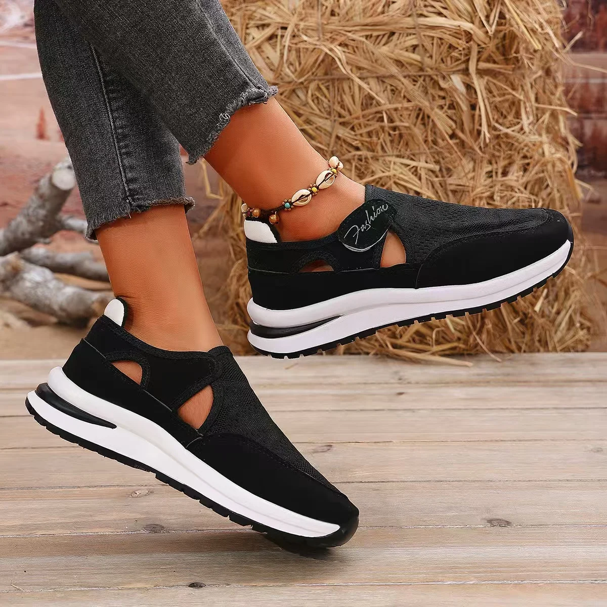 Women Casual Shoes Spring Autumn Breathable Sport Shoes Women Fashion Outdoor Platform Sneakers Women Comfortable Casual Shoes