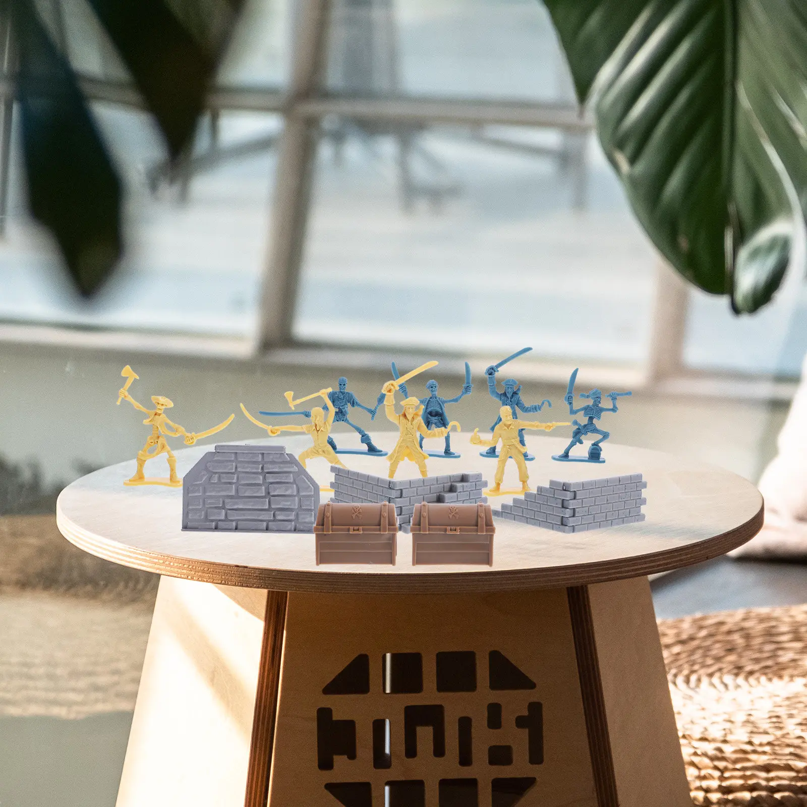 

Набор миниатюрных фигурок пиратов-солдатиков для детских ролевых игр, военная тематика, маленькие фигурки для песочницы, детский набор