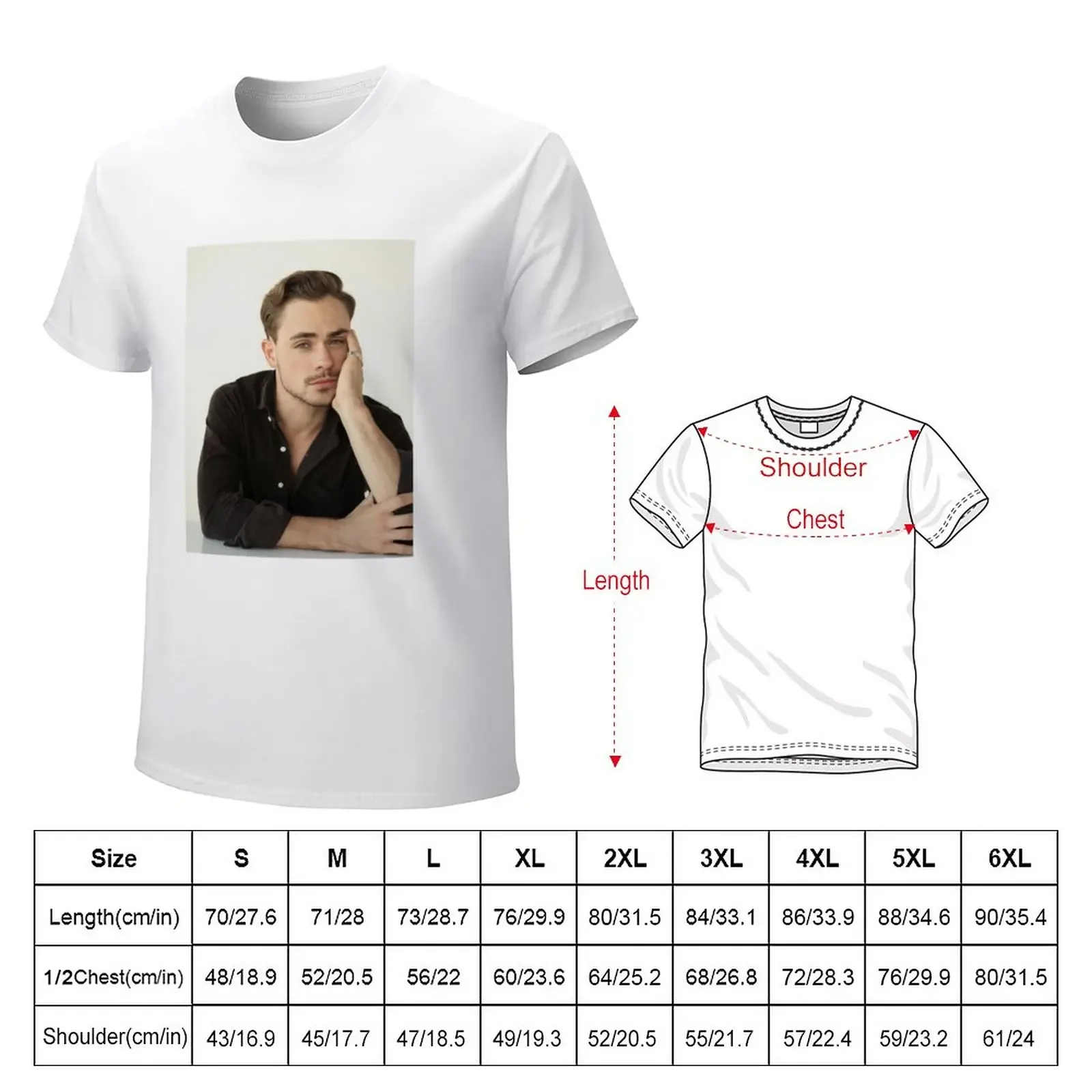 dacre montgomery T-Shirt oversized vintage boys whites blacks big and tall t shirts for men