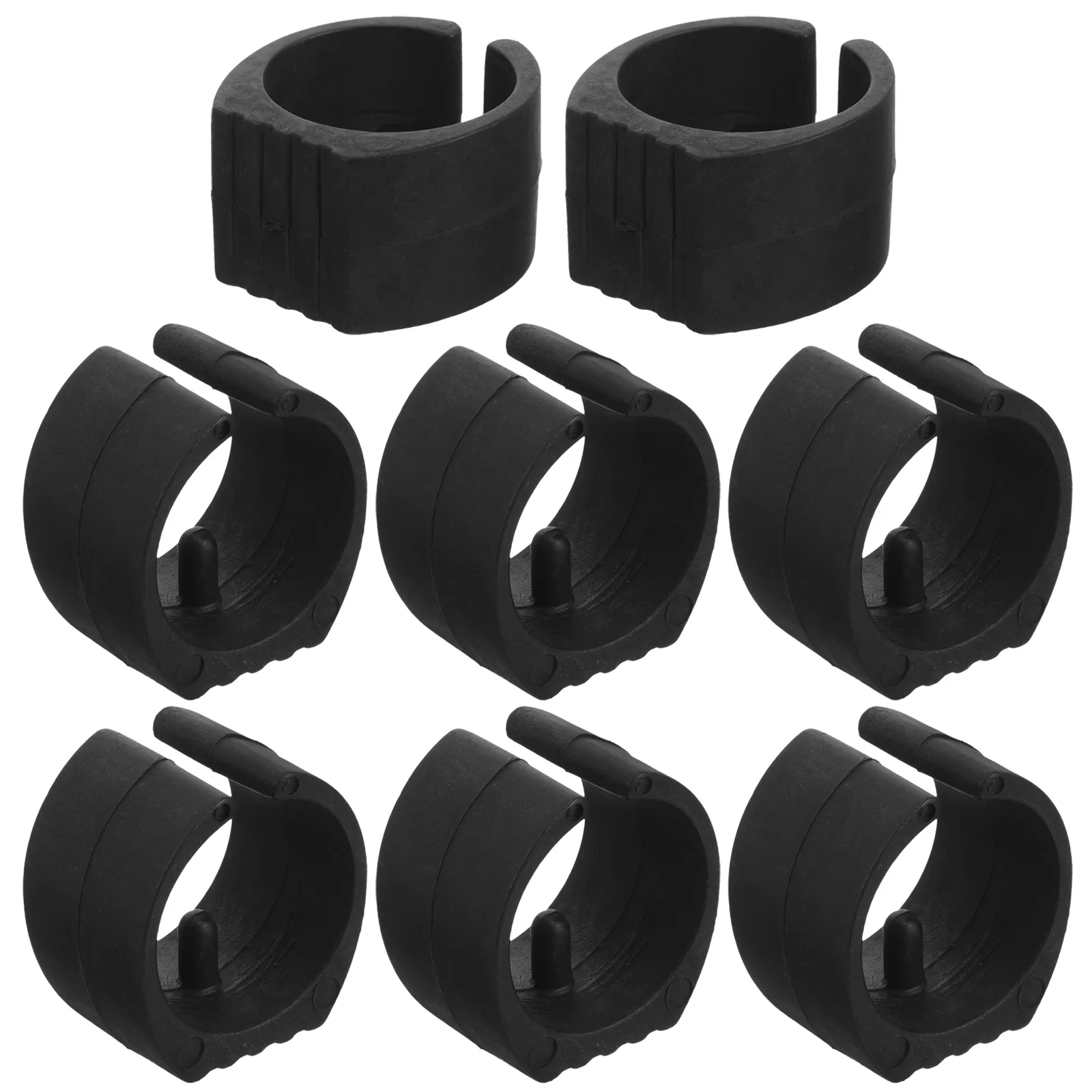 แผ่นกันลื่น 8 ชิ้น สำหรับรถเข็น รถเข็นของ แผ่นรองพับได้ อุปกรณ์เสริมสำหรับการช้อปปิ้ง