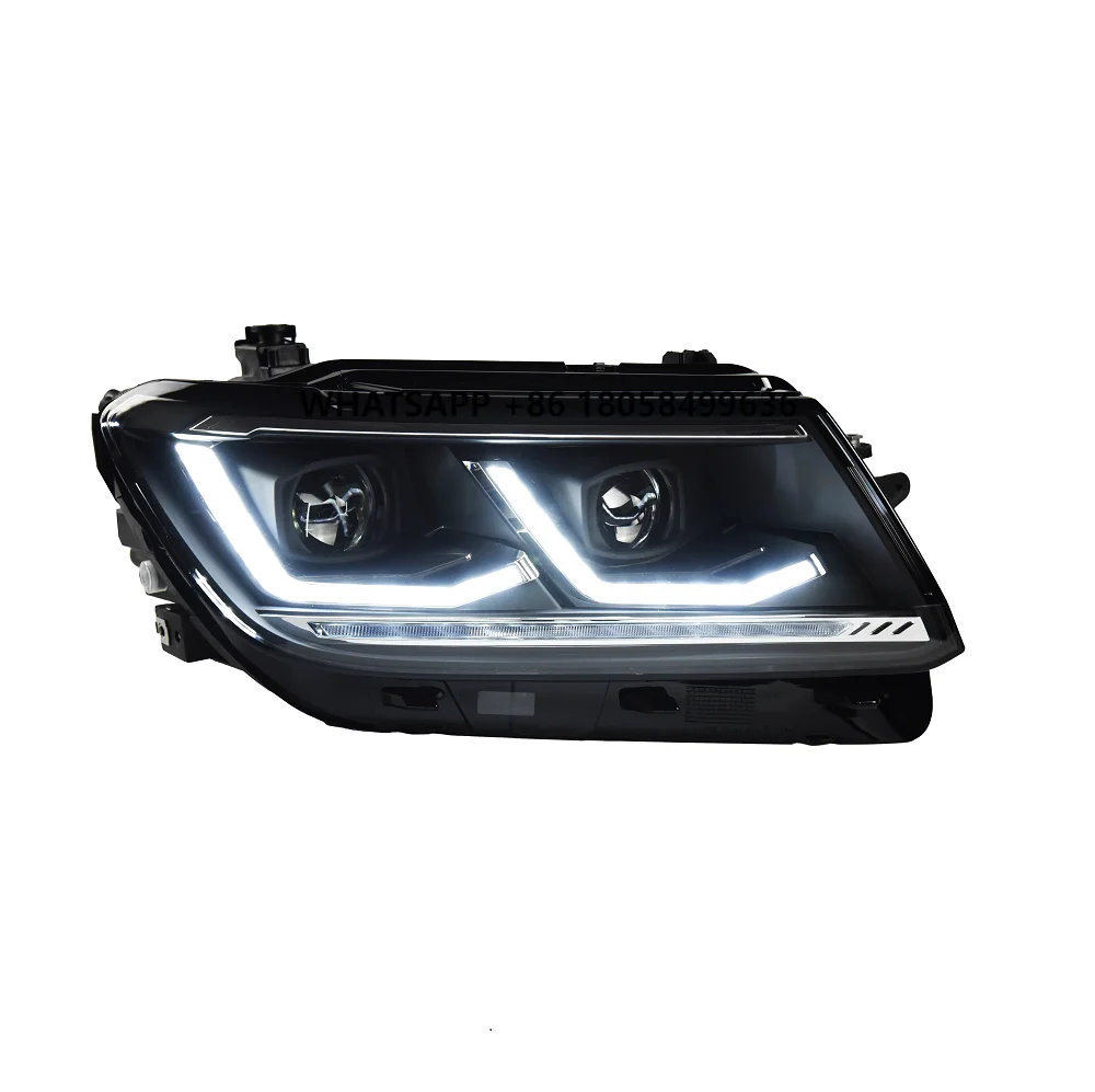 

2017-2021 Volkswagn for Tiguan L High Configuration LED Headlight Assembly Bifocal Lens Dynamic Lights 100W Wattage New Conditi