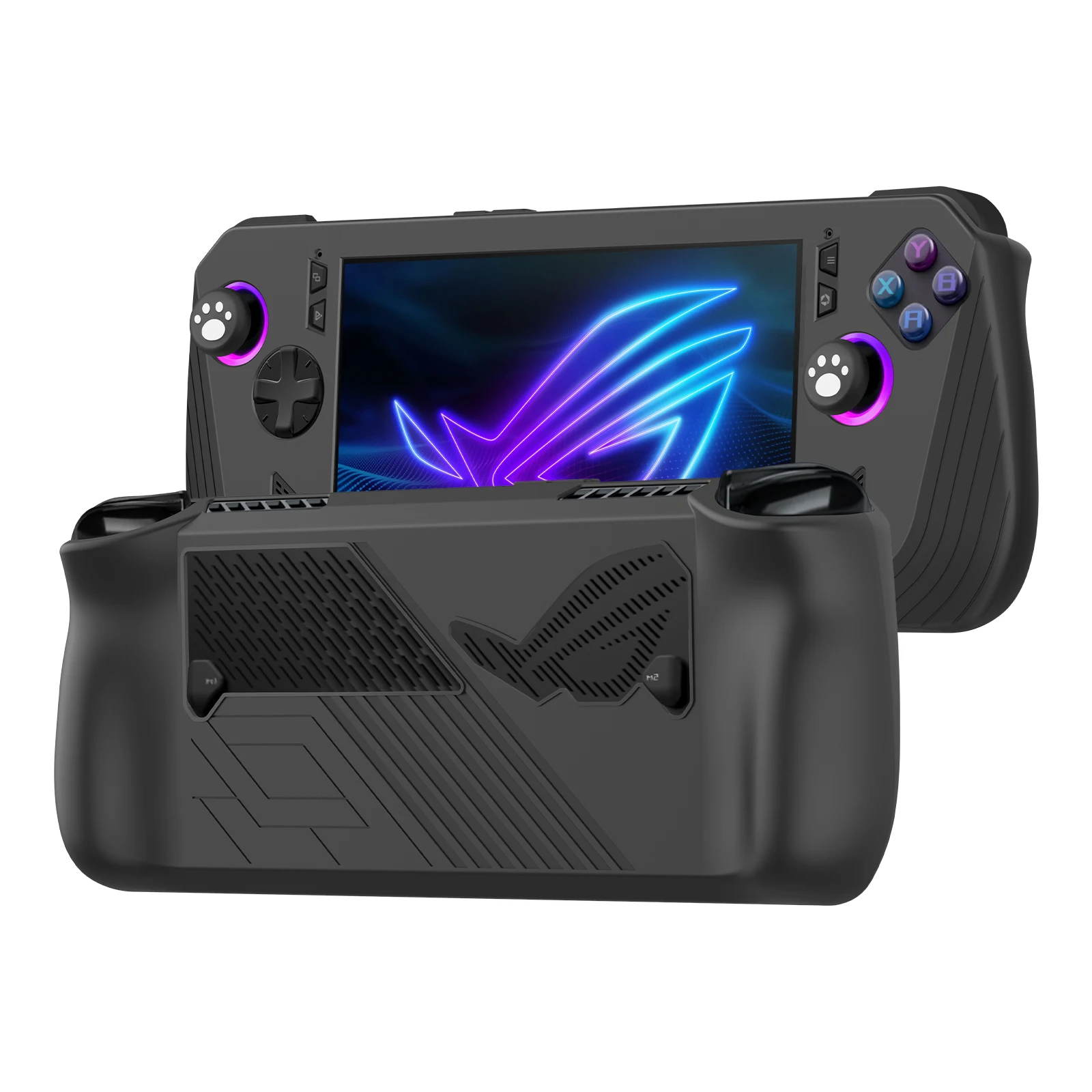 Capa protetora de silicone macio para ASUS ROG Ally X, console portátil, caso do jogo à prova de choque