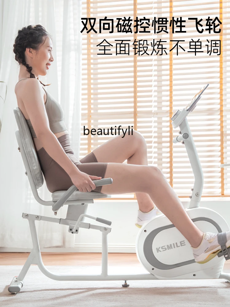 Lazy Horizontal Mute Smart Home Fat Burning Spinning Exercise Bike Indoor Professional