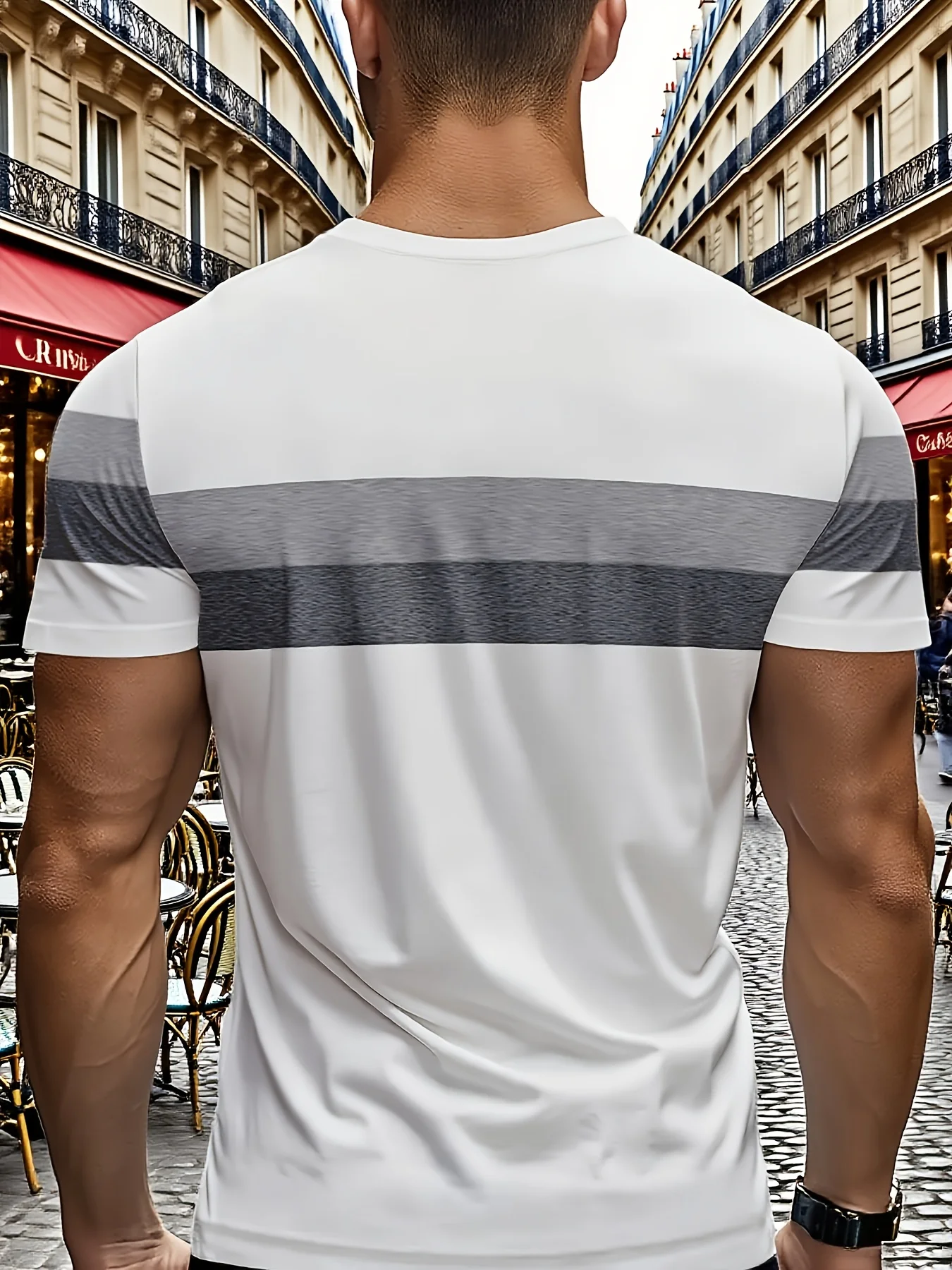 The new men's T-shirt for summer 2026 is breathable lightweight casual and fashionable with letter prints