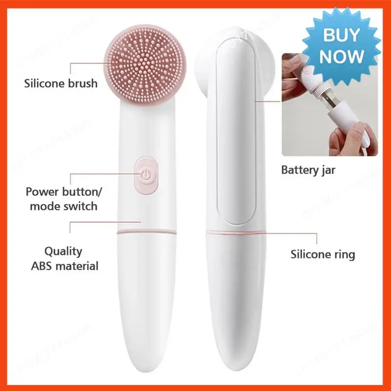 Электрическая силиконовая щетка для очищения лица BISM, уход за кожей, пилинг, удаление черных точек, очищающее средство для пор, массажер для лица, устройство