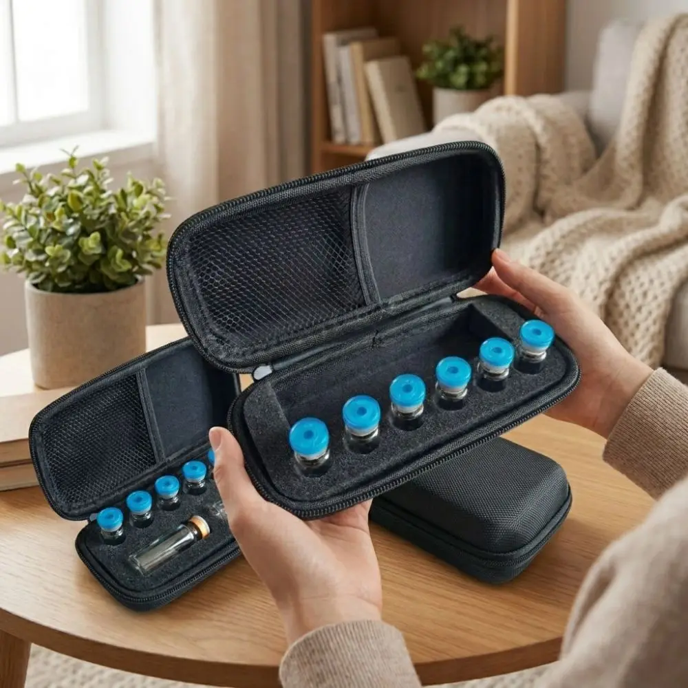 Waterproof Insulin Vial Storage Case Dust-proof Shockproof Insulin Vial Protector Foam Protective Wear-resistant