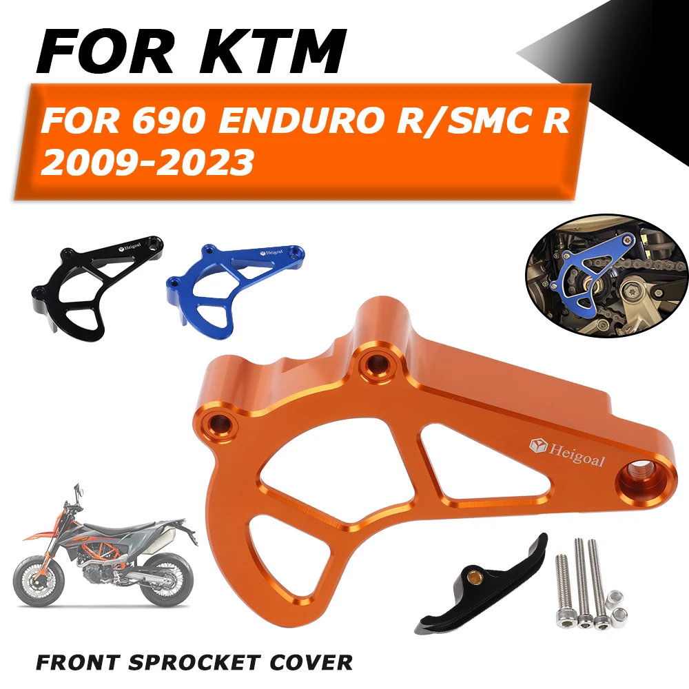 For KTM 690 SMC R 690 Enduro R KTM690 690 SMC R Motorcycle Accessories Front Sprocket Cover Chain Protector Guard Cap Case Saver