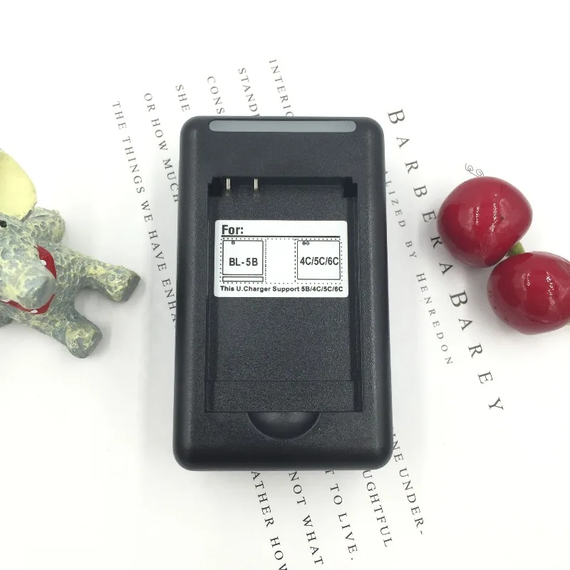 

Input AC 100-240V , Output DC 4.2V 350mA USB DC 5V 800mA AC Battery Home USB Wall Charger for nokia 4C 5C 6C BL-5B