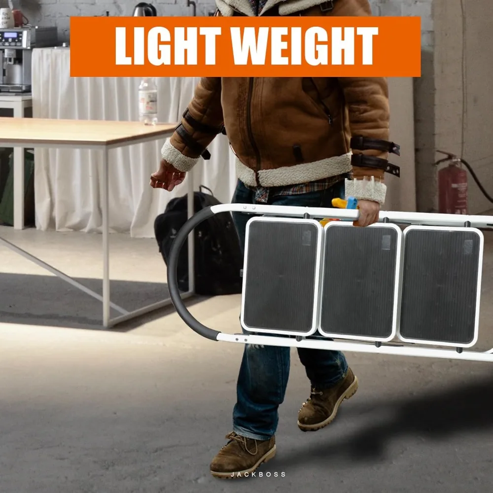 Opvouwbare lichtgewicht opstapkruk met breed antislippedaal voor thuis, kantoor, keuken en garage, servicekroogte 27.