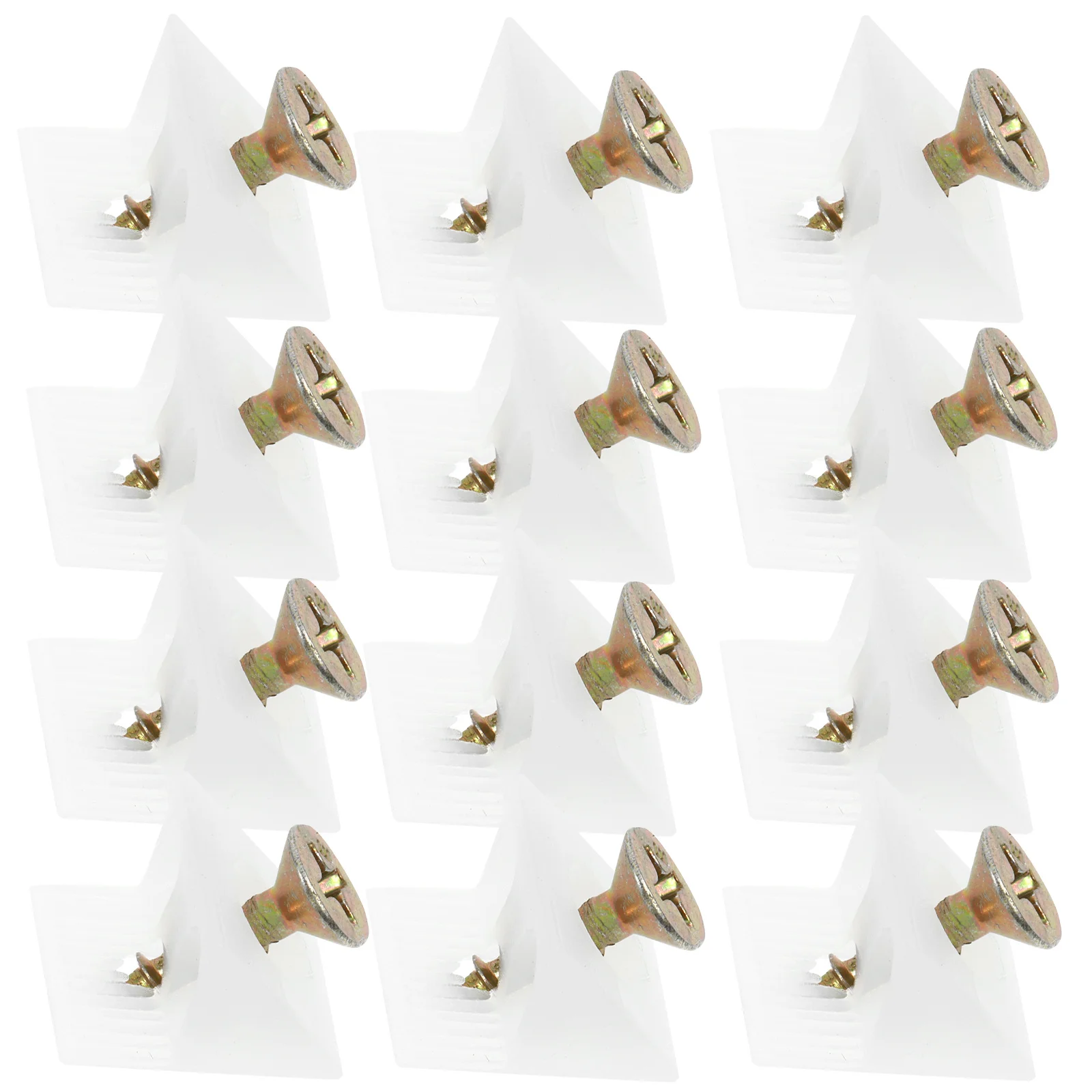 

50pcs Cabinet Shelf Pins Drawer Support Wedges For Sagging Drawers Repair Kit Plastic Bracket Bottom Mount Wedge Hardware