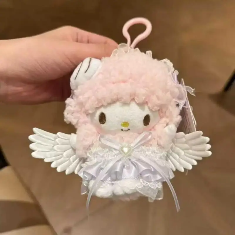 

Sanrio Piano Angel Series Lace Princess Dress Pp Cotton Fill Plush Toy Backpack Pendant Cartoon Keychain Girl's Birthday Gift
