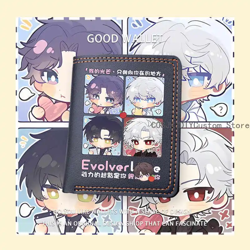 

Anime Love and Deepspace Xavier Rafayel Caleb Zayne Sylus Wallet PU Leather Unisex Purse Wallets Card Holders Coin Purse Gift
