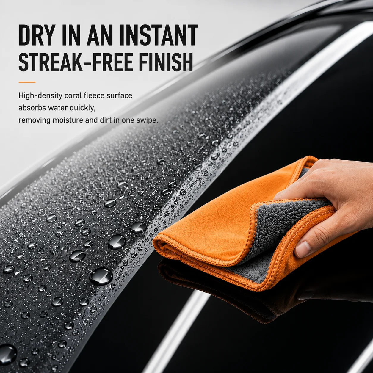 MORAY car cleaning towels, car cleaning cloths, suede-like leather, coral velvet, and water-absorbing drying towels, suitable fo