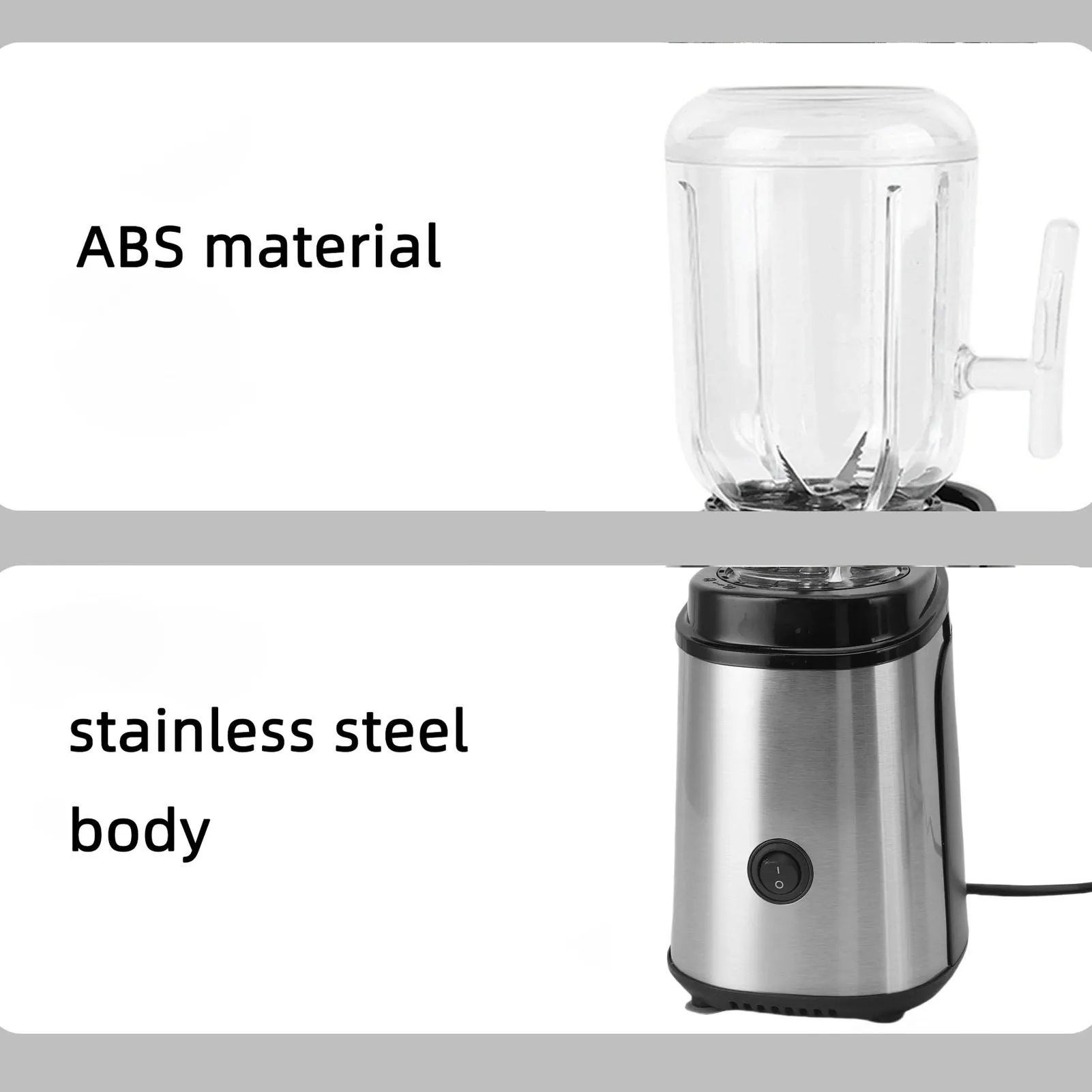مفرمة خضروات كهربائية متعددة الوظائف لخلاط كونترتوب المطبخ محرك نحاسي عالي الكفاءة 4 في 1 تصميم 1800 وات #4