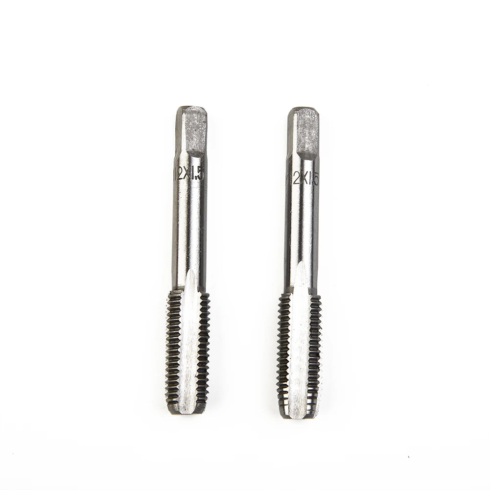 2pcs Right Hand Thread Tap HSS Machine Plug Tap Metric Screw Tap Drill Thread Tool 12mm 14mm 16mm 18mm 20mm Hand Tap Hand Tools