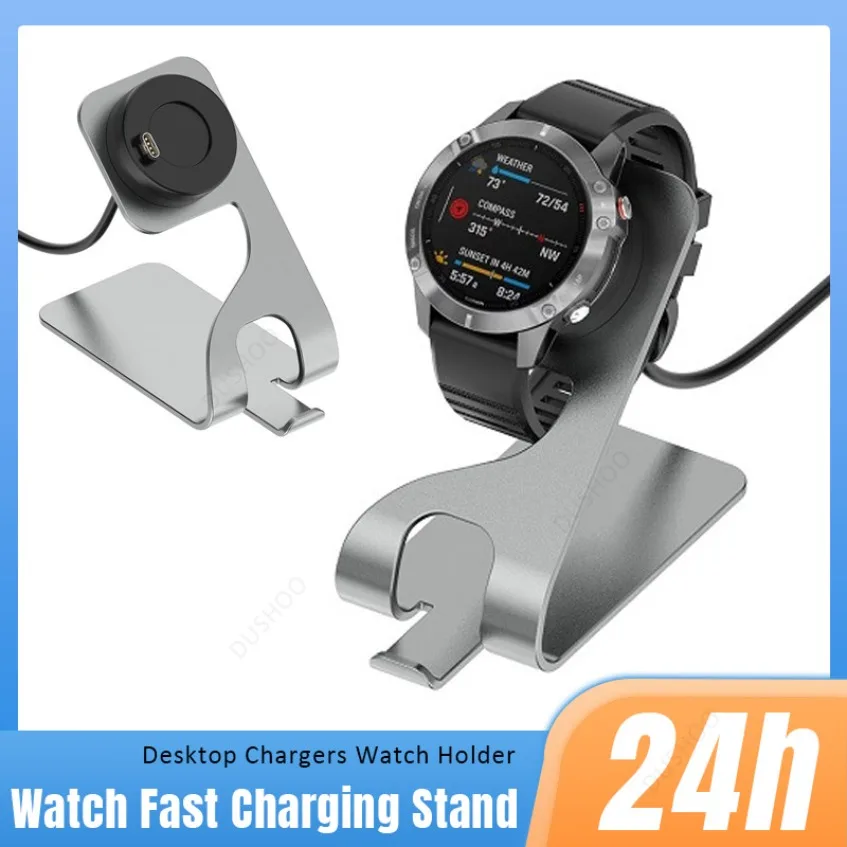 

Держатель зарядного устройства для настольных часов Garmin Venu 3S и Fenix 7X с зарядкой/Vivoactive 3 4 4S для Fenix 5 5X Plus 6 6X 6s/Instinct2