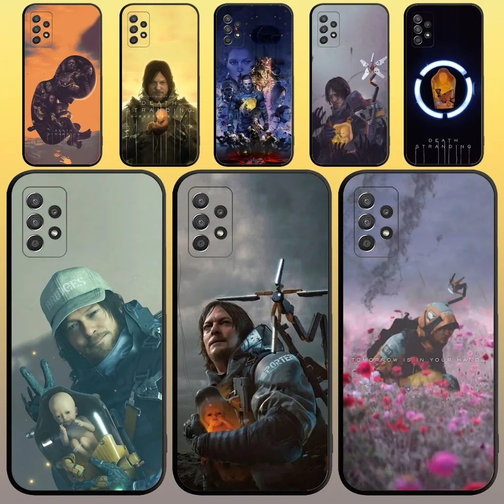 Game Death Stranding Phone Case for SamsungA 91,80,73,72,71,70,53,52,51,42,41,40,32,31,30,22,21,20,13 S 4G 5G Soft Black Case