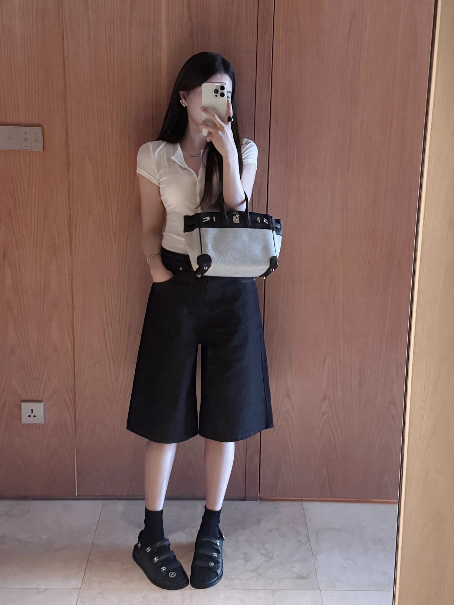 

Джинсы с высокой талией и широкими штанинами, повседневные свободные брюки-капри, летняя новинка, лимитированная серия, женская модная шикарная одежда