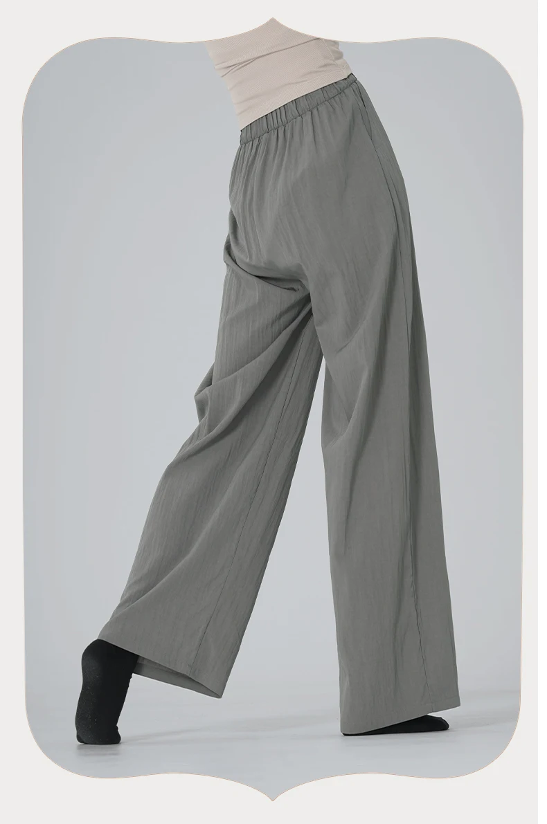 Tops de Danza para Mujer, Top de Malla Fruncido con Hombros Descubiertos y Manga Apilada, Pantalones de Ballet de Pierna